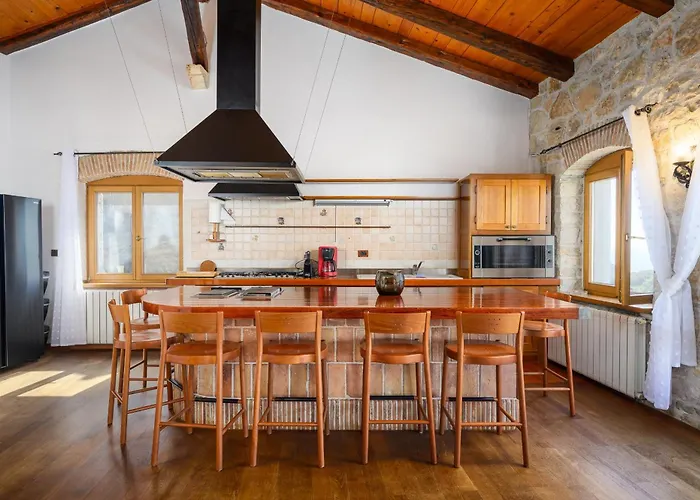 Villa Carla- Istrian Stone With Sea View *